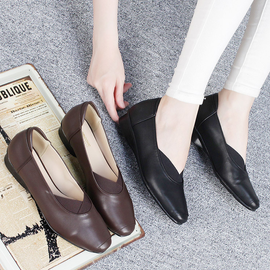 [GIRLS GOOB] Women's Comfortable Slip-On Flat, Fashion Loafers, Synthetic Leather + Band - Made in KOREA